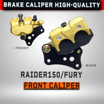 Gold Brake calipers with brake pads for XRM/WAVE/MIO/Raider/SMASH/SHOGUN /XRM TRINITY