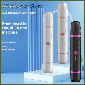 [GN Store] 2in1 Portable Dog Paw Trimmer Rechargeable Cordless Nail Grinder Low Noise Professional Pets Hair Trimmer Nail Grooming Tools