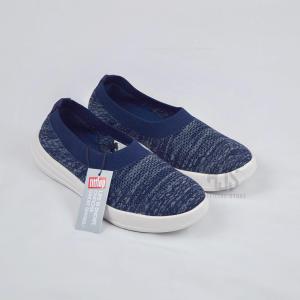 Sepatu Wanita FlyKnit Slip On AntiSlip Soft Canvas Sepatu Cewek SlipOn Terbaru Sepatu Wanita Rajut