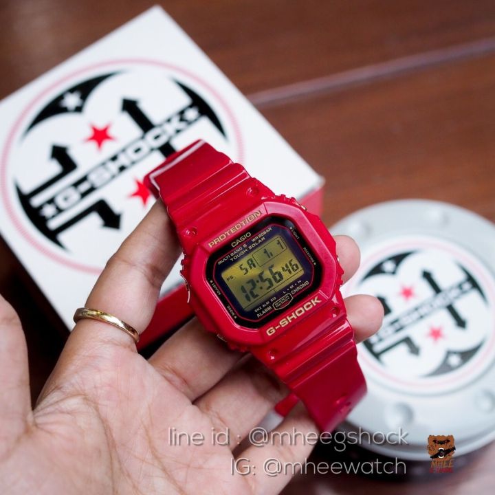 G-Shock Limited ยักษ์เล็ก GW-M5630A-4JR Rising Red 30th Anniversary  รุ่นฉลองครบ30ปี หายากมากสวยมากจริงๆ | Lazada.co.th