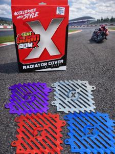 RADIATOR COVER BOMX CNC Alloy GRILSS For Click 125/Click150/ADV150/PCX150 (BX-R202)