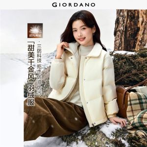 Giordano Women Triple-protection puffer duck down jacket Free Shipping 05376705