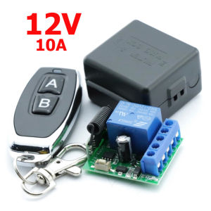 Công tắc điều khiển từ xa 12v DC 10A dùng điện 1 chiều Remote màu xanh bộ điều khiển từ xa dieu khien tu xa mạch điều khiển từ xa
