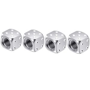 ER52858 Bikes Cars Theftproof Stem Air Valve Caps Dust Proof Wheel Hub Valve Cover Colorful  Caps Tire Valve Caps Auto Wheel Cap Tyre Rim Stem Cover