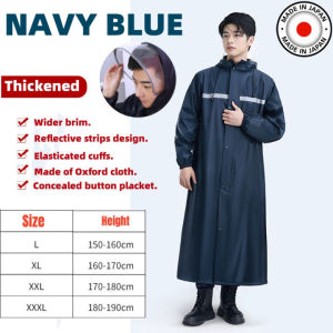 2026 NEW Upgrade Raincoat For Motorcycle Rider Rain Jackets Heavy Duty Raincoats For Adult Makapal Original Kapote Rubberized Motorcycle Raincoat Waterproof For Men  Rain Pants Thickened Extended Zipper Adjustable Sleeves Wide Version Hidden Buckle
