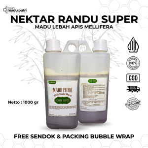 Madu Mentah Randu Kualitas Super 1 Kg dan 500 Gr