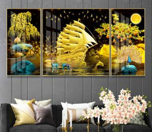 [FREE SHIP] Tranh Tráng Gương- tranh treo tường HIỆN ĐẠI Treo Phòng Khách đẹp và sang trọng Họa Tiết Paisley Tranh Treo Tranh Resin Kiểu Glamour - Lazada