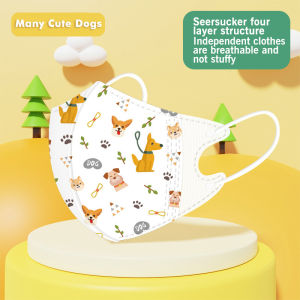 [Individual Package][For Kids] BT 30PCS KN95 Face mask for Kids Cartoons 4ply 3D Duckbill Child Butterfly Protective Reusable Unobstructed Breathing 3 Layers KF94 Child Facemask 5d Baby Mask available Little Child Not Single Use Beauty Facial