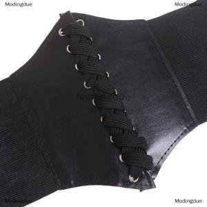 [COD] Modingdue Women Charm Wide Corset Waistband Leather Band Elastic Stretch Cinch Waist Belt