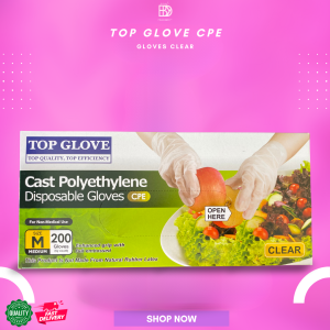 Pinkderby Glomed Latex Disposable Gloves Surgical Gloves & Food Preparation Gloves