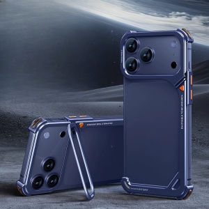 OATSBASF Metal Hollow Ultra-thin Borderless Magnetic Heat Dissipation 9 Type Phone Case  for iPhone 17 Pro max/ 17 Pro/iPhone Air