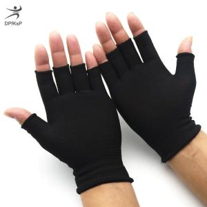 DP👓🧤🎾 Half Finger Fingerless Gloves For Women And Men Wool Knit Wrist Cotton Gloves
