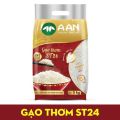 Gạo thơm ST24 thương hiệu A An túi 5kg - Top 3 gạo ngon nhất thế giới. 