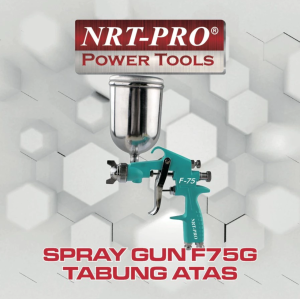Spray Gun F 75G Tabung Atas Semprot Spraygun NRT Pro Power Tools H 5000 G Hopper Spraygun Cat Tekstur Vircan
