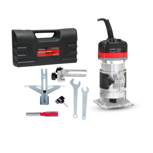 BISA COD Mesin Router Profil Kayu listrik MODEL JLD TOOLS trimer lengkap 1 set Wood Trimmer+13 PCS MATA TRIMER SET