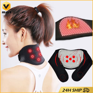 Tourmaline Magnetic Therapy Neck Massager Infrared Self Heating Cervical Support Protecting Cervical Spine Pain Relief Magnetic Tourmaline Self Heating Therapy Neck Cervical Support Brace Vertebra Pain Relief Protector Belt
