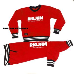 Stelan Training Olahraga Joger Anak usia 1-14 tahun Sweater Hoodie Setelan Anak Laki laki Perempuan Baju Kaos Lengan Panjang