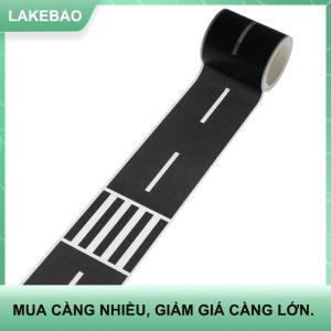 【LAKEBAO】 1 cuộn 5m 1:12 Dollhouse đường giao thông đường sắt theo dõi cảnh Băng Sticker thu nhỏ đậu xe cảnh đường cong Sticker mô hình trang trí phụ kiện đồ chơi
