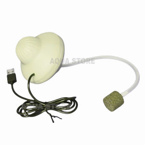 Sủi Oxy Usb 1 vòi hình Dĩa bay nổi trên mặt nước - Sủi oxy cho bể cá