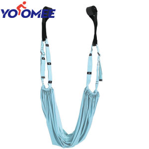 Yoomee Adjustable Aerial Yoga Strap Elastic Stretch Door Hanging Yoga Belts Hammock Swing Fitness Handstand Rope Training Device Women