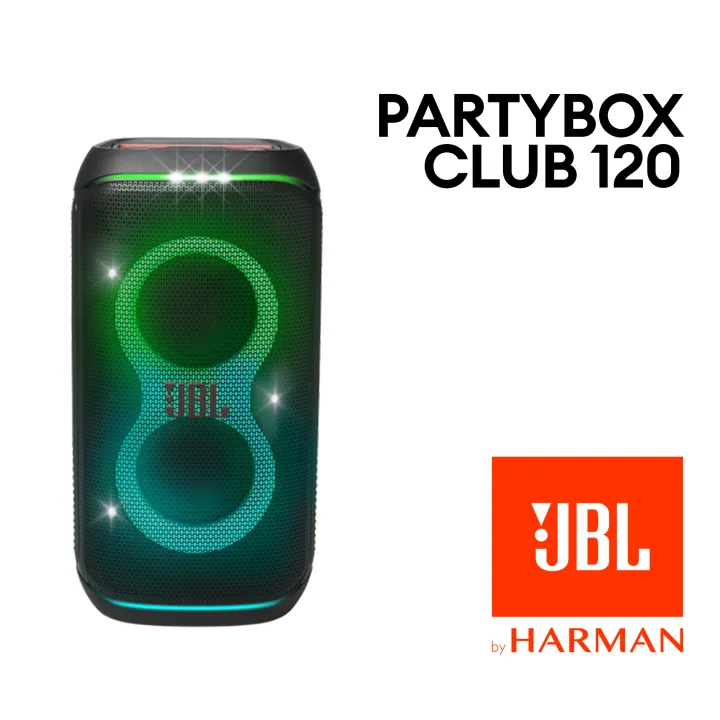 JBL PartyBox Club 120 Portable Party Speaker with Built-in Lights