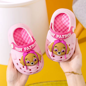 I know Paw Patrol Kids Crocs-Style Sandals - Summer Non-Slip Bath & Home Slippers for Boys & Girls (2025 New Arrival)
