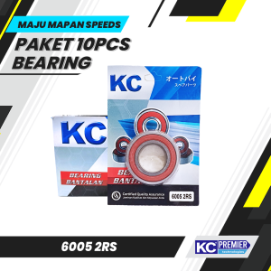 Paket Bearing 6005 2RS (isi 10 pcs) KC Premier / Paket Bundle Bearing KC