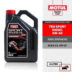 MOTUL TRD SPORT DIESEL 5W40 4L – High-Performance Toyota Diesel Turbo Engine Oil 100% Synthetic