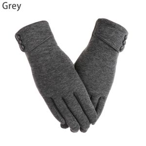 C52344 Women Thicken Winter Warm Plus Velvet Touch Screen Gloves Skiing Gloves Driving Mittens