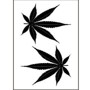 10/5 Sheets Waterproof Temporary Tattoo Sticker Black Maple Leaf Fake Tattoo for Women Men Body Art Shoulders Neck Arms Tatoo