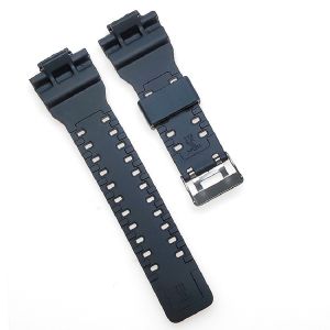 16mm Silicone Rubber Watch Strap Fit For G Shock GA100/GA110/GX56 Matte Black Casio Watch band