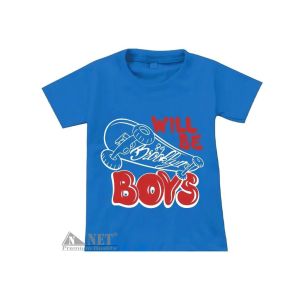 SUMMER88 Atasan Kaos Anak Laki Laki Lengan Pendek Warna Biru Size 1-10 Tahun Bahan Spandek Adem Lembut
