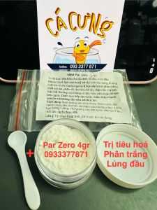 VBM Par Zero 4gram | Bột xử lý lỗ đầu phân trắng sán rối loạn tiêu hóa cho cá cảnh (Hàng Cty)
