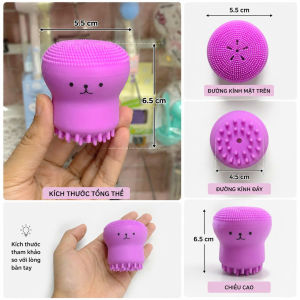 Ngẫu Nhiên Cọ Rửa Mặt Silicon Mini Siêu Mềm – Làm Sạch Sâu Cho Da Mịn Màng