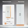 COCO 2 Door Wardrobe | 2 Pintu Almari Murah | Almari Pakaian | Almari Baju | Almari Besar | Kabinet Baju / Ready Stock. 