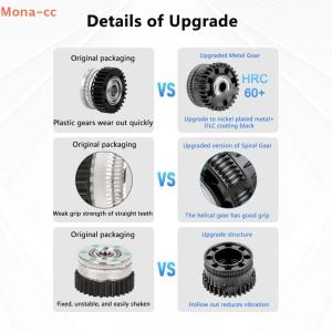 【Special price】🔥CC ชุดเกียร์สำหรับเครื่องอัดรีด K2 Creality Plus เครื่องอัดรีดโลหะทุกชิ้นเกียร์เคลือบด้วยนิกเกิลชุบ DLC 3D ส่วนของเครื่องพิมพ์