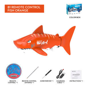Mini Diving RC Shark Waterproof RC Boat Shark Infrared Controlled Water Toy Remote Control Boat Gift Boys Girls