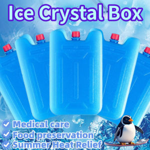 500ML Ice Pack Reusable Ice Gel Block Cooling Container Water Filled Box Ice Crystal Storage Bag