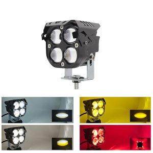 【COD】✅3inch Car LED Work Light Square Tricolor Ultra Bright 4X4 off-road Vehicle Tractor Truck Pickup Driving Light 12V 24V
