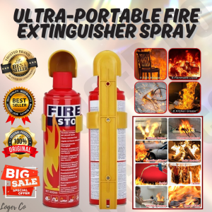 Best Seller FIRE STOP FIRE EXTINGUISHER 1000ML | All-in-One Fire Stop Emergency Spray Kit | None- Toxic Safe & Effective | Effective for kitchen fires electrical fires fuel fires & More | Mini Fire Extinguisher Spray for Car & Home Safety Emergency