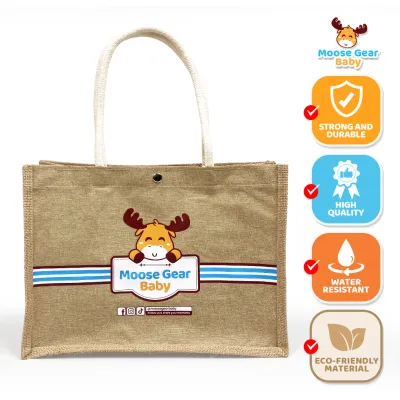 LIMITED EDITION - Moose Gear Baby Tote Bag for Diaper Wipes Maternity Mommy Newborn Travel Organizer