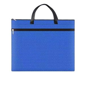 FUNG Zipper A3 Portable File Bag File Organizer Oxford Cloth Documents Bag A3 Drawing Painting Storage Stationery Bag A3 File Bag Student