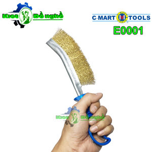 Bàn chải sắt cán nhựa C-MART E0001 - KIOT ĐỒ NGHỀ