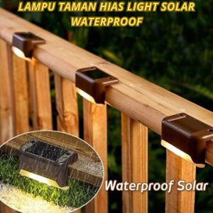 COD Lampu Tangga Tenaga Surya / Lampu Pagar Tenaga Matahari / Lampu Tangga Solar TaffLED Lampu Taman Hias Deck Light Solar Waterproof Warm White 8 PCS - L20 / Lampu Hiasan Teras Rumah Pagar Taman Panel Solar Cell / alat Penerangan Portable Super Terang
