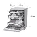 LG Top Control Dishwasher DFB325HS | Smart Wi-fi Enabled | QuadWash™ | TrueSteam®. 