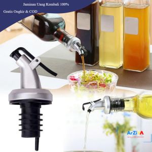 LeePourer Tutup Botol Minyak Olive Oil Vinegar Lock Plug Seal - HE131 - Black