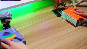 Fill Light RGB LED Straight Pocket Video Photography Lighting Pocket Live Vlog Clip for Phone iPhone iPad Laptop Camera