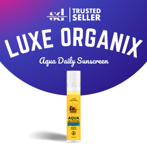 LUXE ORGANIX Aqua Daily Sunscreen 50ml SPF 50+ 100+ PA+++ Facial Sunscreen