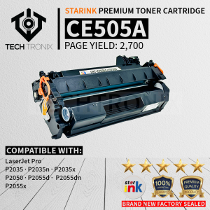 CE505A 05A Compatible Toner Cartridge For LaserJet Pro P2035 P2035n P2035x P2050 P2055d P2055dn