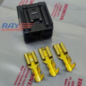 SOKET ECU ECCU ECM ACG SGCU KIPROK 3 PIN HONDA NEW VARIO 125 K2V VARIO 160 PCX 160 ADV 160 ORIGINAL